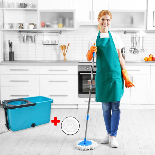 Quick Spin Cleaning Mop with Bucket by Your Brand