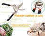 Garden Shears Pruners Scissor, flower cutter (8 inch) by Your Brand