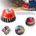 Wire Wheel Cup Brush (Black) by Your Brand
