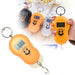 Handy digital scale with easy readability.