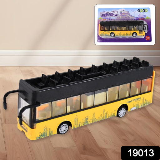 Die-cast Alloy London Long Bus Double Decker Sightseeing Bus by Your Brand