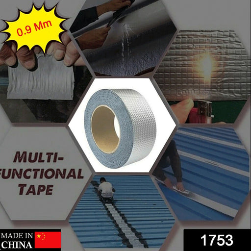 Self-Adhesive Heat-Resistant Aluminum Foil Tape – High-Temperature Insulation (0.9mm) by Your Brand