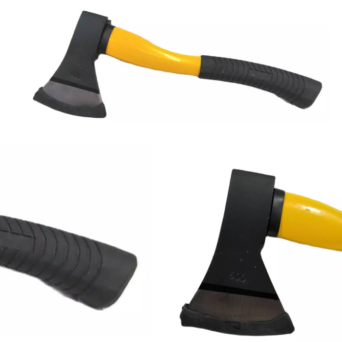 Fiberglas's Body Rubberised Handle Wood Cutting Axe by Your Brand