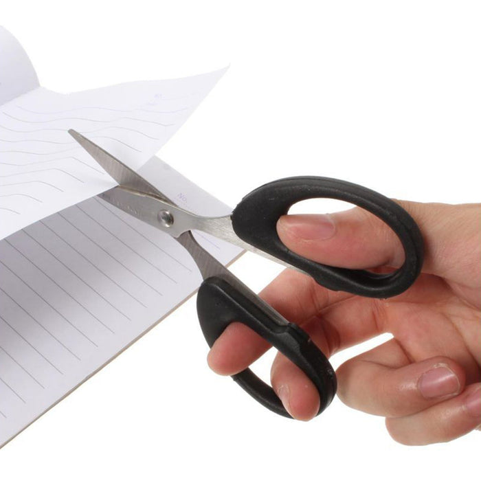 Stainless Steel Scissors with Plastic handle grip 160mm (1Pc Only) by Your Brand