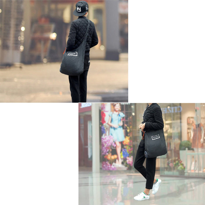 Reusable Foldable Nylon Grocery Bag with Portable Case by Your Brand