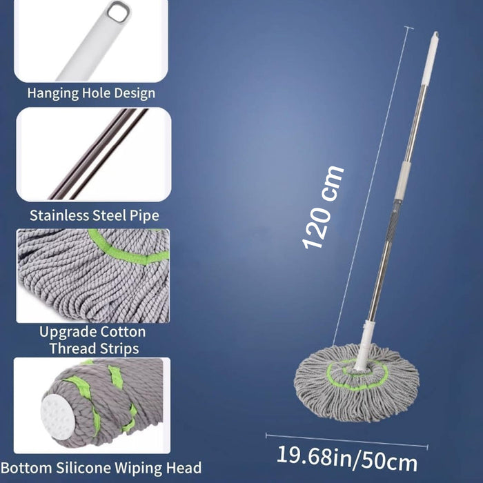 360° Spin Mop Floor Cleaning Mop (1 Pc) by Your Brand