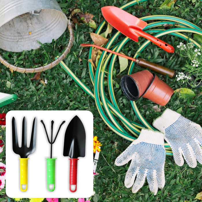 Colorfull Garden Tool Set Set of 3Pc by Your Brand