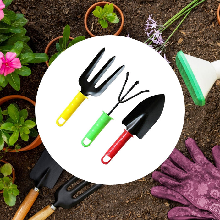 Colorfull Garden Tool Set Set of 3Pc by Your Brand
