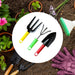 Colorfull Garden Tool Set Set of 3Pc by Your Brand