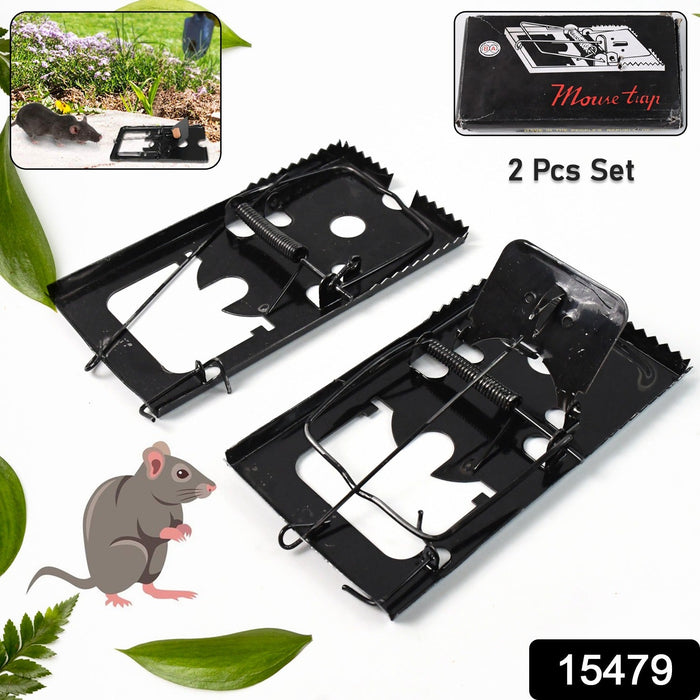 Mouse Trap Catcher Rodent Traps Mice Control Mice Snap Kill Trap (2 Pc) by Your Brand