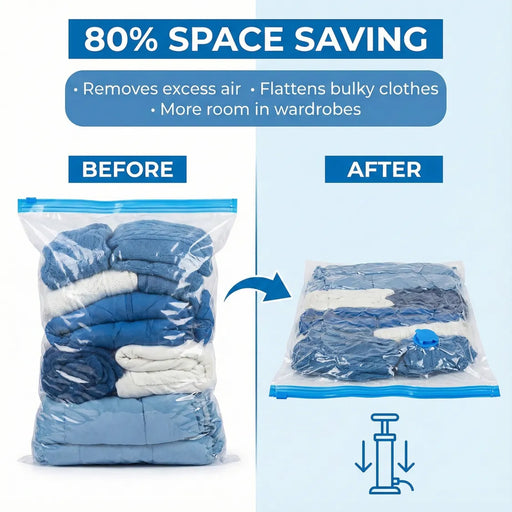 Vacuum Storage Bags, Compression Bags (5 Pcs Set) by Your Brand