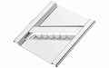 Handy kitchen chopper and grater with easy grip handle