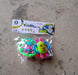 Collection of three colorful baby rattles designed for play and sensory development.
