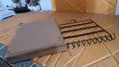 Wall-mounted earring rack jewellery holder top view India