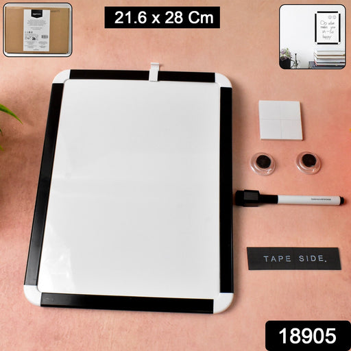 Magnetic White Board, Small Dry-Erase Board (21.6×28 Cm / 1 Set) by Your Brand