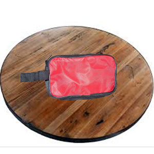Portable Travel Hand Pouch / Shaving Kit Bag for Multipurpose Use (Red) by Your Brand