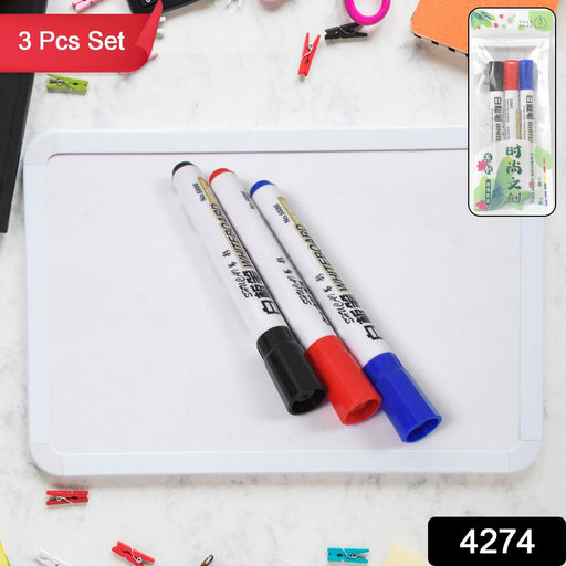 Mix Color Marker Pen used in all kinds of school, college (3 Pcs Set) by Your Brand