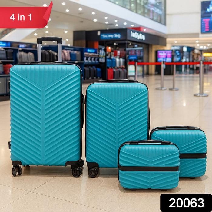 4-in-1 Luggage Set – Durable and Stylish Hard Shell Suitcase Set by Your Brand