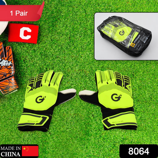 Kids Sports Goalkeeper Gloves with Finger Protection (1 Pair) by Your Brand