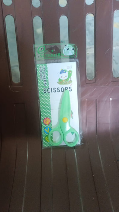 Plastic Safety Scissor, Pre-school Training Scissors (1 Pc) by Your Brand
