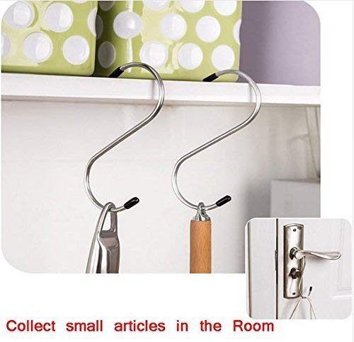 Heavy Duty S-Shaped Stainless Steel Hanging Hooks - 5 pcs by Your Brand