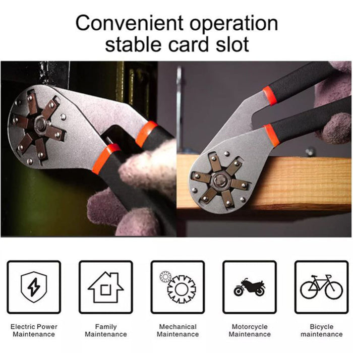 Multi-Function Hexagon Wrench Adjustable Bionic Plier Spanner Repair Hand Tool by Your Brand