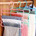 5 in 1 Multipurpose Plastic Hanger, Assorted (5-Layer) by Your Brand