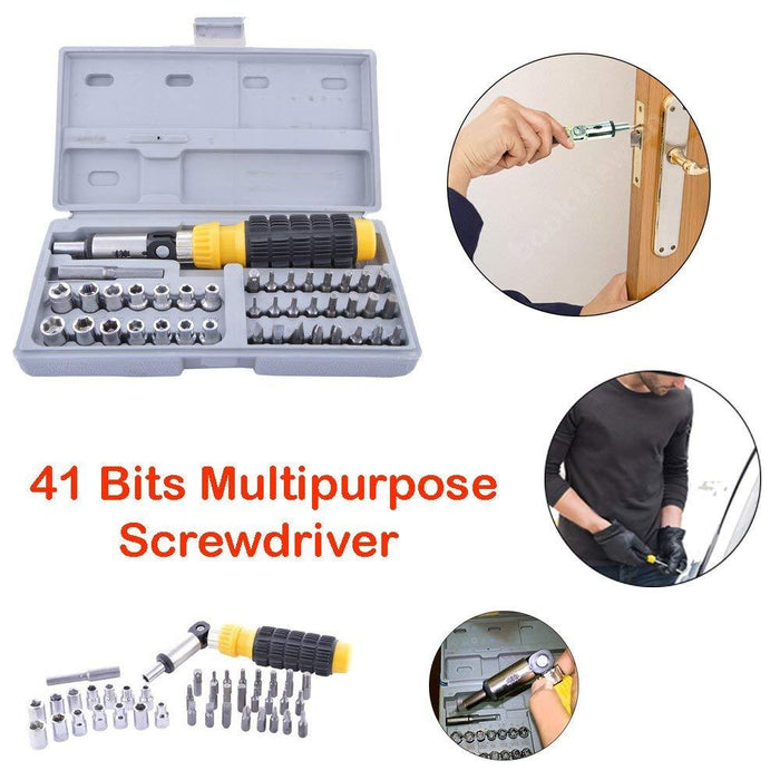 Socket and Screwdriver Tool Kit Accessories (41 pcs) by Your Brand