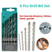 Metal Drill Bit Set (Multicolor, 5-Piece) by Your Brand
