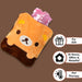 Panda Printed Small Hot Water Bag