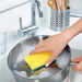 Scrub Sponge 2 in 1 Pad for Kitchen, Sink, Bathroom Cleaning Scrubber by Your Brand
