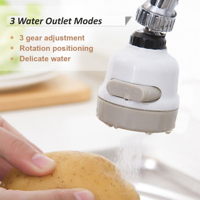 Rotatable Splash Proof 3 Modes Water Saving Nozzle Filter Faucet Sprayer by Your Brand