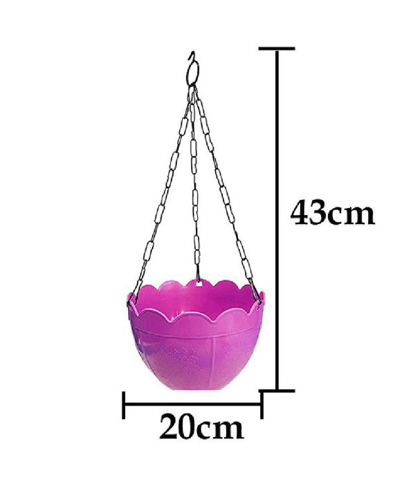 Flower Pot Plant with Hanging Chain for Houseplants Garden Balcony Decoration by Your Brand