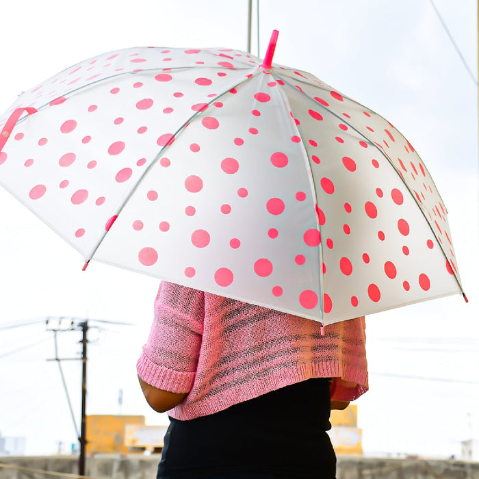 Dot Printed Umbrella for Men and Women Multicolor by Your Brand