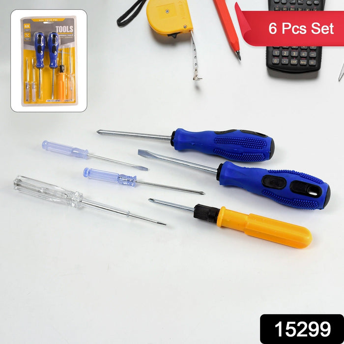 6-in-1 Multi Screwdriver Hand Tool Kit Set by Your Brand