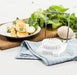 Egg cutter with stainless steel wires, plastic design for easy slicing