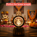 Bajrang Bali 3D Crystal Ball Night Light with LED Illumination (1 Pc) by Your Brand