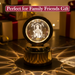 Bajrang Bali 3D Crystal Ball Night Light with LED Illumination (1 Pc) by Your Brand