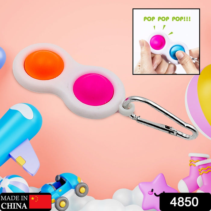 Simple Dimple Fidget Toy Mini Keychain by Your Brand