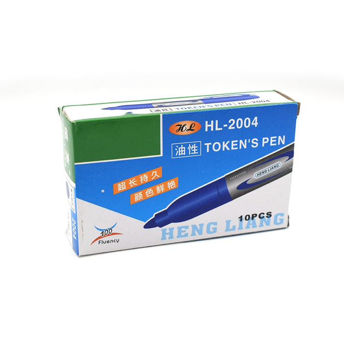 10Pc Permanent Blue Marker and pen used in studies by Your Brand