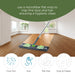 Multipurpose Wet and Dry Cleaning Microfiber Flat MOP Floor Cleaning Mop with , 360 Degree Rotating Head and Telescopic Handle Steel Rod Long Handle Dry Mops, Standard (1 Piece, Multi-Colour) by Your Brand