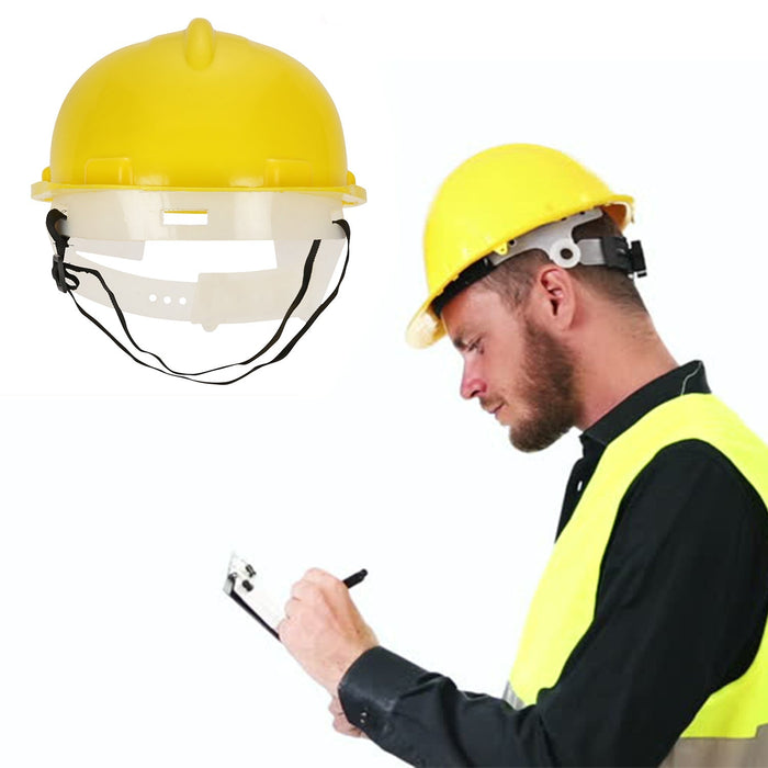 Yellow Plastic Hard Hat Construction Cap (1Pc Only) by Your Brand