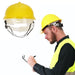 Yellow Plastic Hard Hat Construction Cap (1Pc Only) by Your Brand