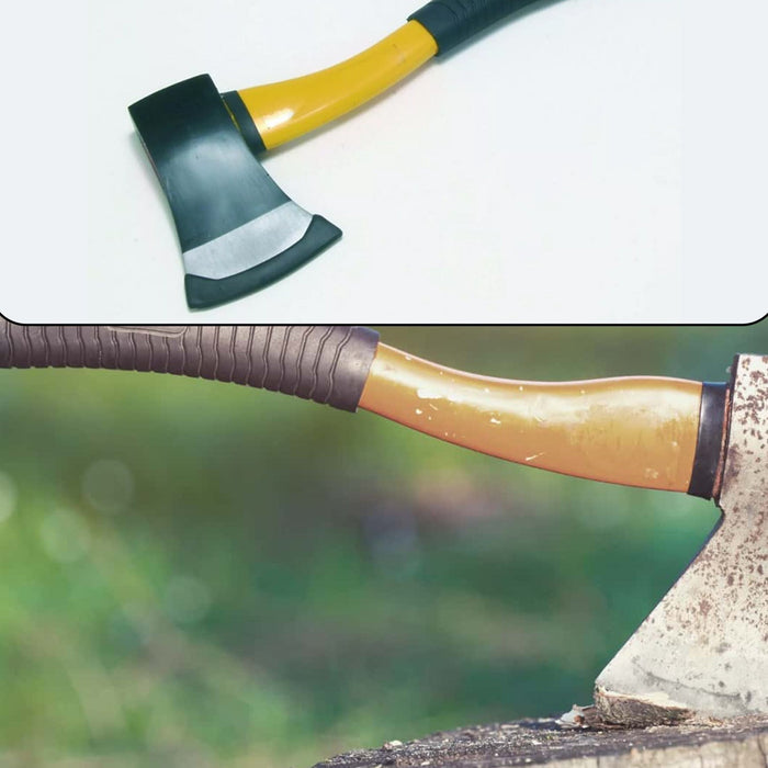 Fiberglas's Body Rubberised Handle Wood Cutting Axe by Your Brand