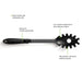 Pasta server in black color