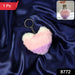 Soft Plush Cute Heart Keychain - 1 Pc by Your Brand