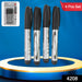 Black Marker used in all kinds of school, college (4 Pcs Set) by Your Brand
