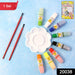 Watercolor Paint Set with 8 Vibrant Colors, Brushes, and Palette by Your Brand