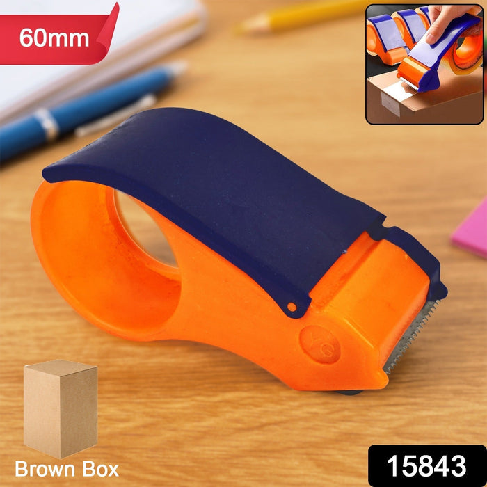 60mm Hand Tape Dispenser Packing Packaging Boxes Roll Roller Cutter by Your Brand