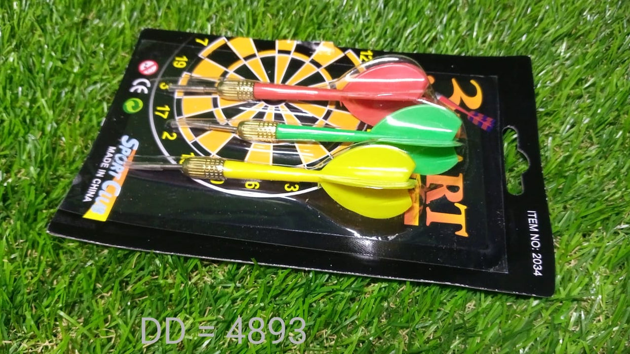 Small 3 Pcs Dart Set for Dart Board – Indoor & Outdoor Game for Kids (3 Darts) by Your Brand